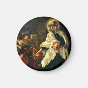 St. Francesca Romana The Angelic Fine Art Magnet