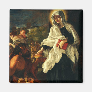 St. Francesca Romana The Angelic Fine Art Magnet