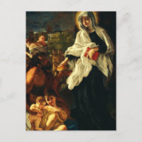 St. Francesca Romana The Angelic Fine Art