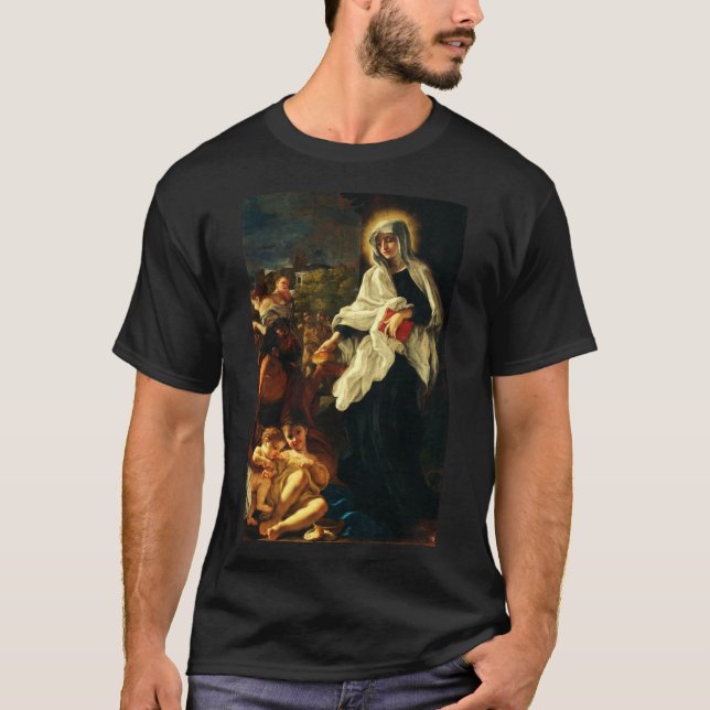 St. Francesca Romana The Angelic Fine Art T-Shirt (Front)