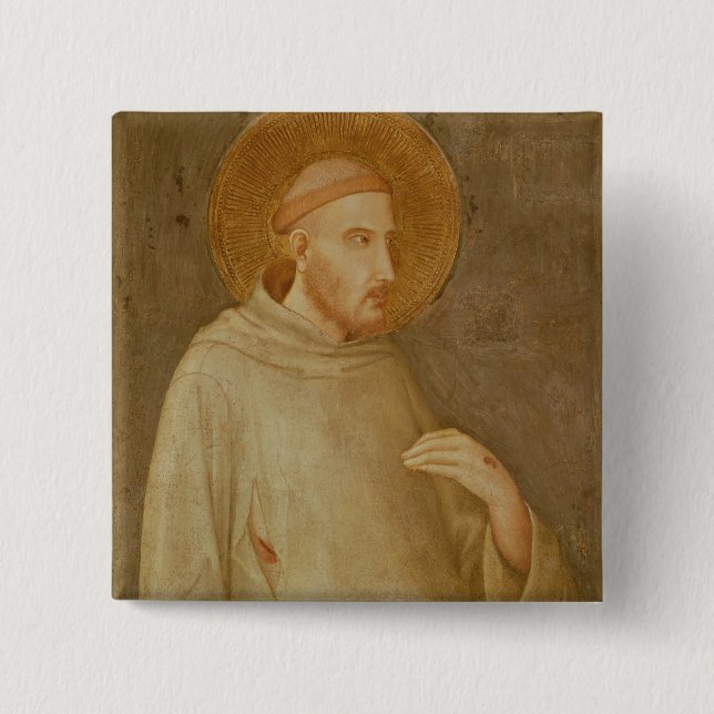 St. Francis 15 Cm Square Badge (Front)