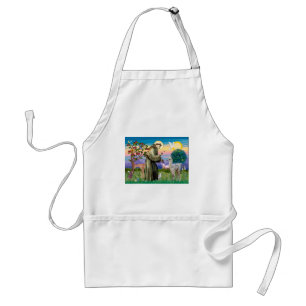 St Francis and Llama Baby Standard Apron