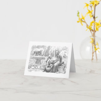 St. Francis and the Leper Card