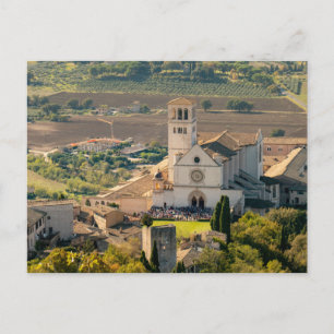 St. Francis Basilica, Assisi, Italy Postcard