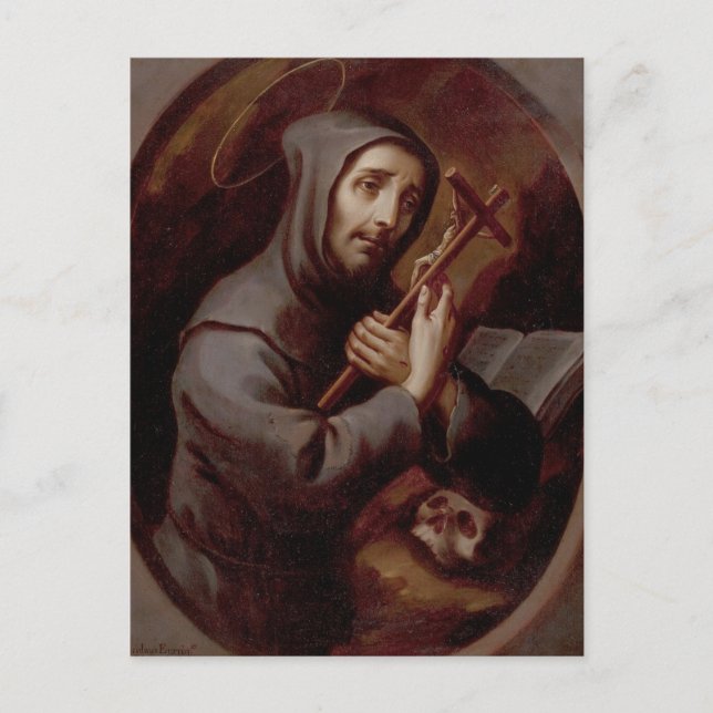 St. Francis by Nicolas Enriquez Postcard (Front)