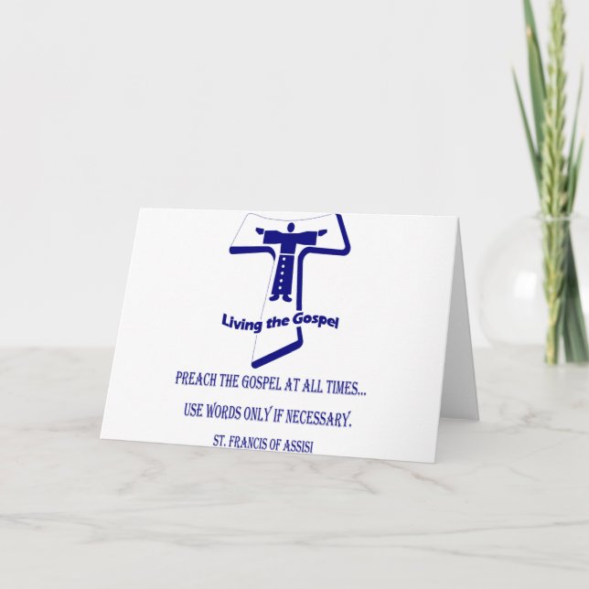 St Francis Card (Front)