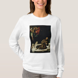 St. Francis comforted by an Angel Musician T-Shirt
