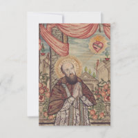 St. Francis de Sales Holy Card