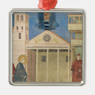 St. Francis Honoured by a Simple Man, 1297-99 Metal Tree Decoration