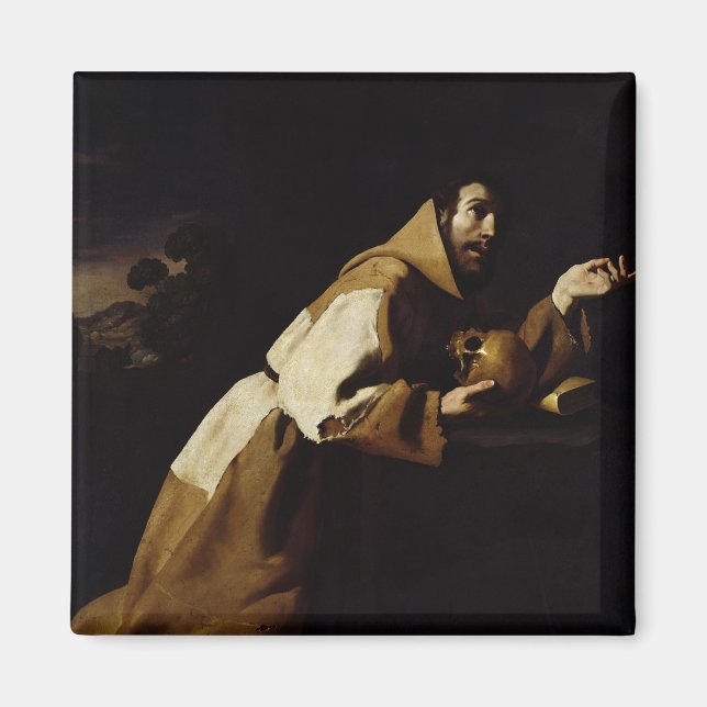 St. Francis in Meditation, 1639 Magnet (Front)