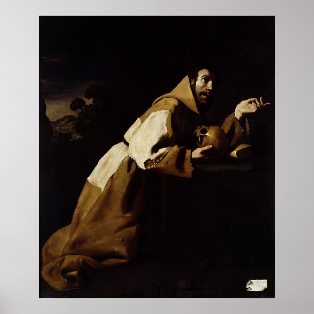 St. Francis in Meditation, 1639 Poster (Front)