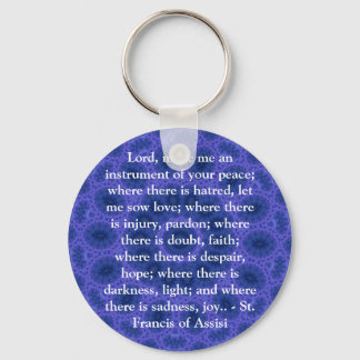 St. Francis of Assisi about FAITH Key Ring