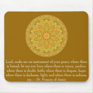 St. Francis of Assisi about FAITH Mouse Mat