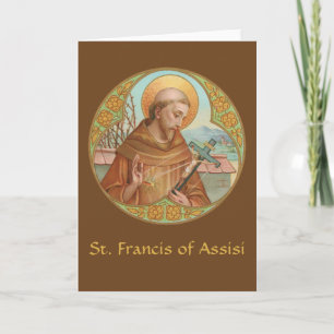 St. Francis of Assisi (BK 002) Blank Greeting Card