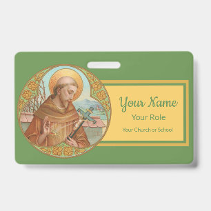 St. Francis of Assisi (BK 002) ID Badge