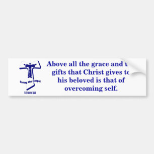 St Francis of Assisi Bumper Sticker