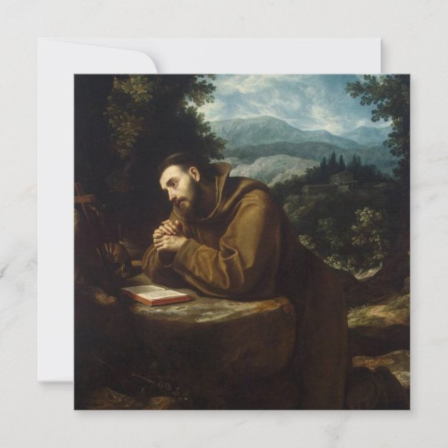 St. Francis of Assisi by Cigoli Holiday Card (Front)