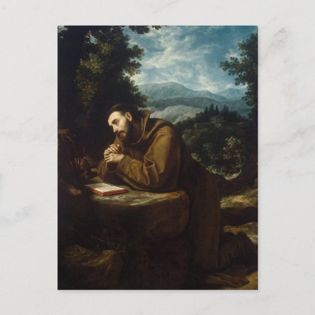 St. Francis of Assisi by Cigoli Postcard (Front)