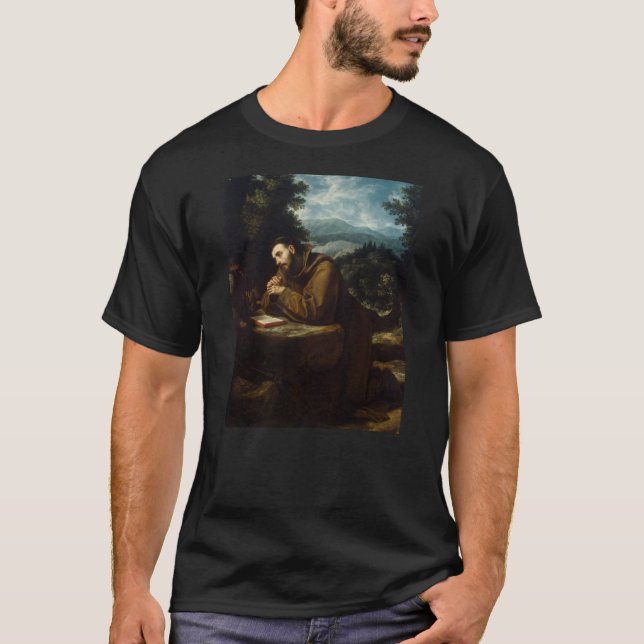 St. Francis of Assisi by Cigoli T-Shirt (Front)