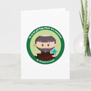 St. Francis of Assisi Card