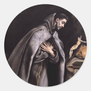 St. Francis of Assisi Classic Round Sticker