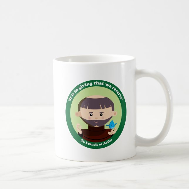 St. Francis of Assisi Coffee Mug (Right)