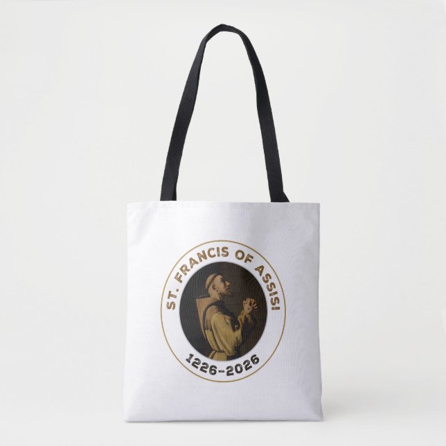 St. Francis of Assisi Gift Item Tote Bag (Front)