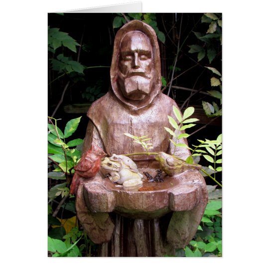 St. Francis of Assisi Greeting Card (Blank Inside)