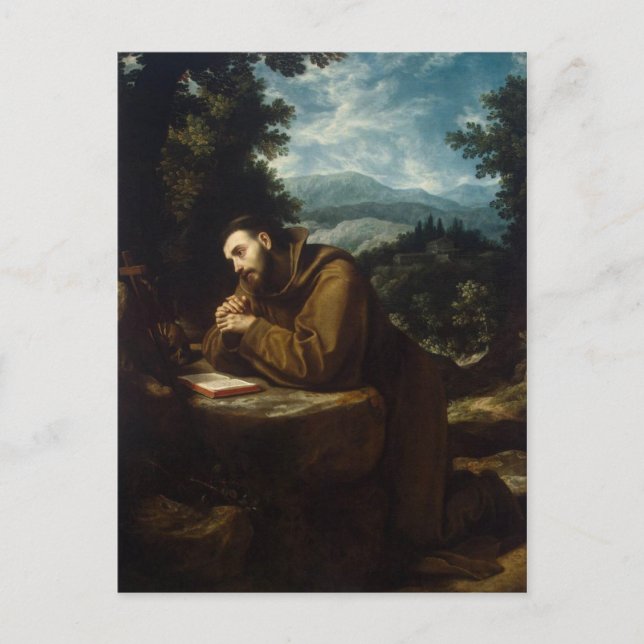 St. Francis of Assisi, lover of animals Postcard (Front)
