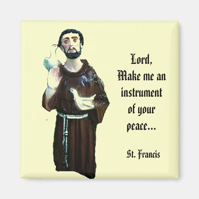 St. Francis of Assisi Magnet (Front)