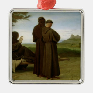 St. Francis of Assisi Metal Tree Decoration