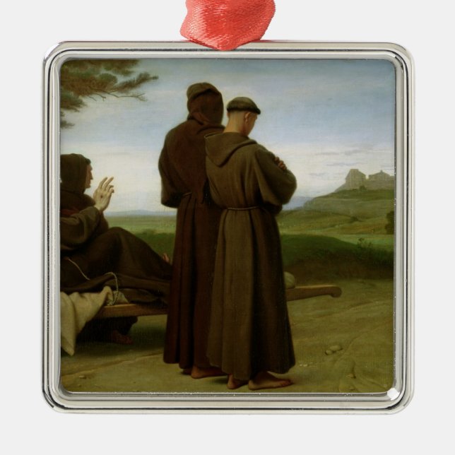 St. Francis of Assisi Metal Tree Decoration (Front)