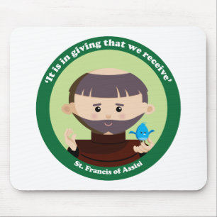 St. Francis of Assisi Mouse Mat