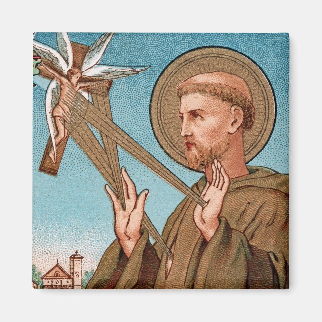 St. Francis of Assisi, Pater Seraphicus (SAU 040) Magnet (Front)