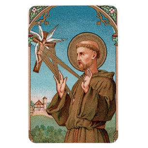 St. Francis of Assisi, Pater Seraphicus (SAU 040) Magnet