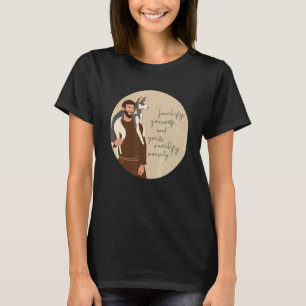 St Francis Of Assisi Patron Saint Of Animals Catho T-Shirt