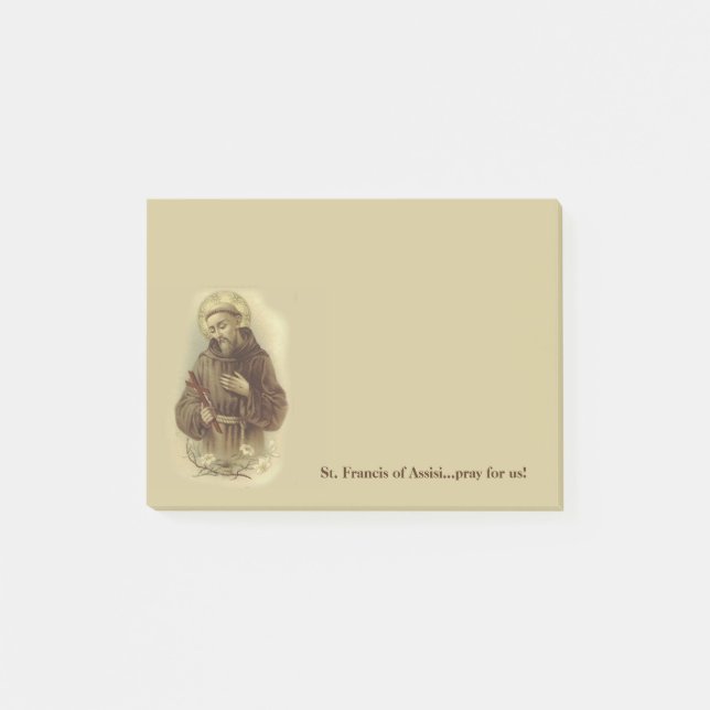St. Francis of Assisi Patron Saint of Animals Post-it Notes (Front)