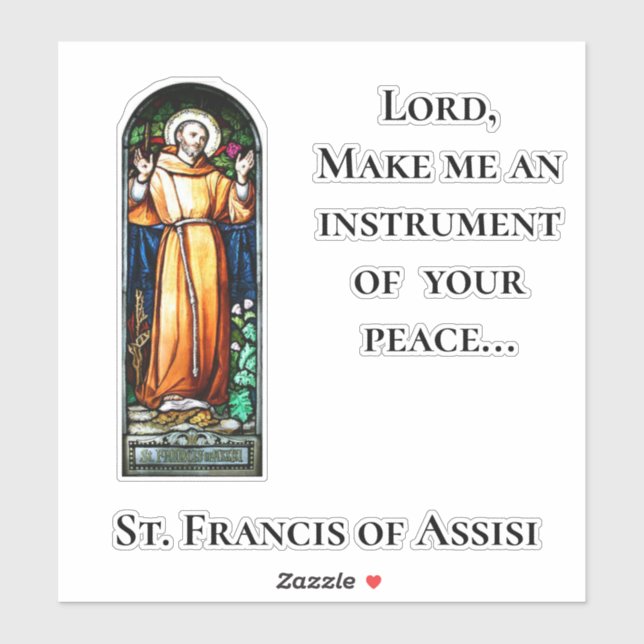 St. Francis of Assisi Peace Prayer (Sheet)
