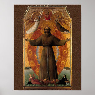 St Francis of Assisi Poster
