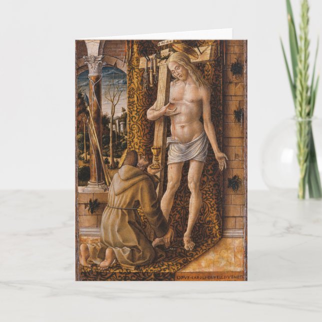 St. Francis of Assisi Prayer Christ Card (Front)