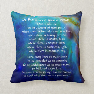St Francis of Assisi Prayer Cushion
