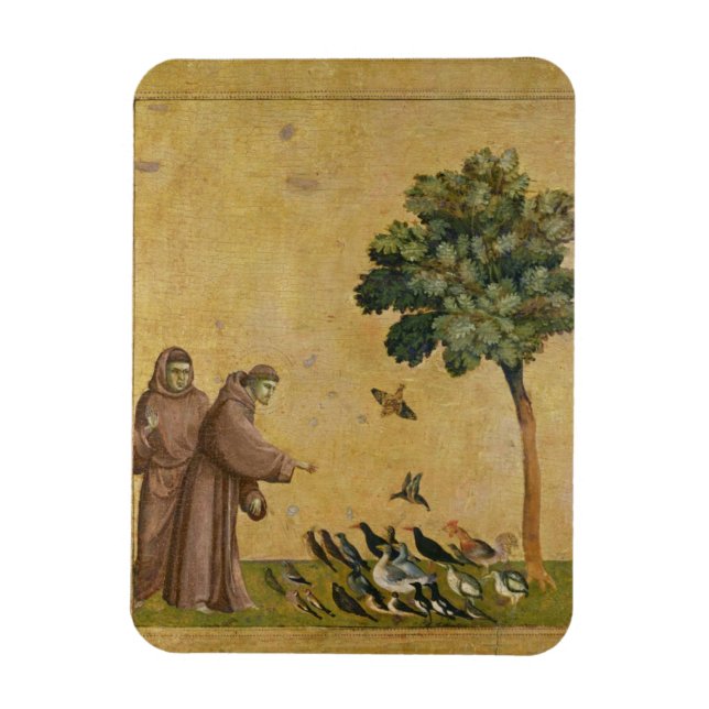 St. Francis of Assisi preaching to the birds Magnet (Vertical)