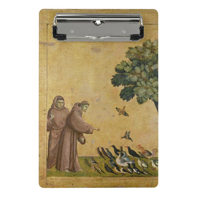 St. Francis of Assisi preaching to the birds Mini Clipboard (Front)