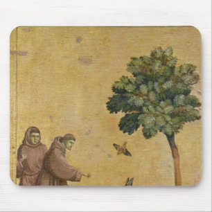 St. Francis of Assisi preaching to the birds Mouse Mat