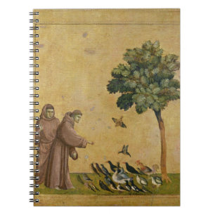 St. Francis of Assisi preaching to the birds Notebook