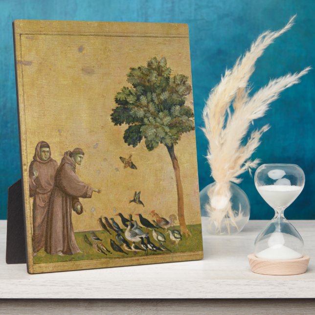 St. Francis of Assisi preaching to the birds Plaque (Side)
