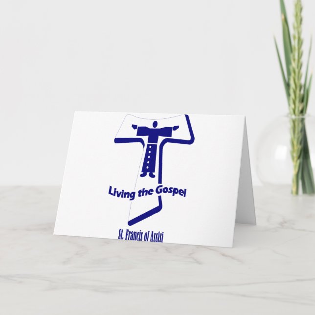 St Francis of Assisi Quote Card (Front)