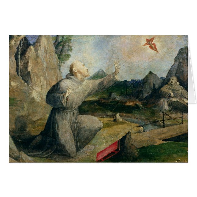 St. Francis of Assisi Receiving the Stigmata (Front Horizontal)