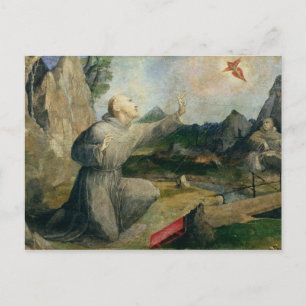 St. Francis of Assisi Receiving the Stigmata Postcard
