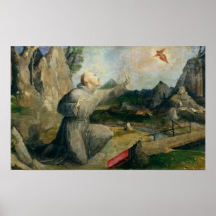 St. Francis of Assisi Receiving the Stigmata Poster